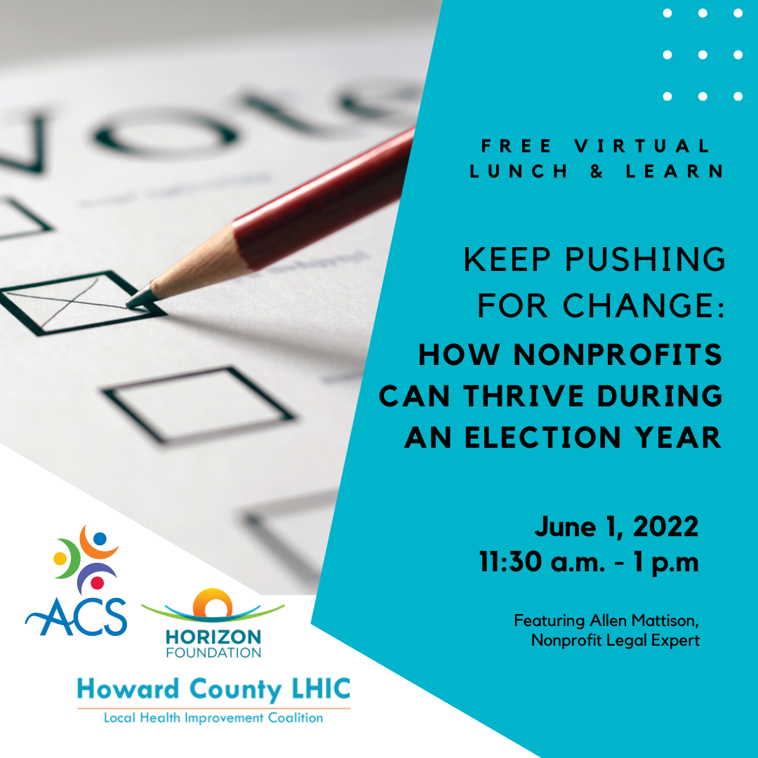 Register now! Keep Pushing for Change: How Nonprofits Can Thrive During an Election Year