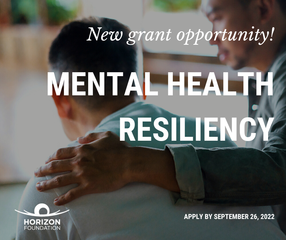 New funding opportunity! Supporting resiliency in our community